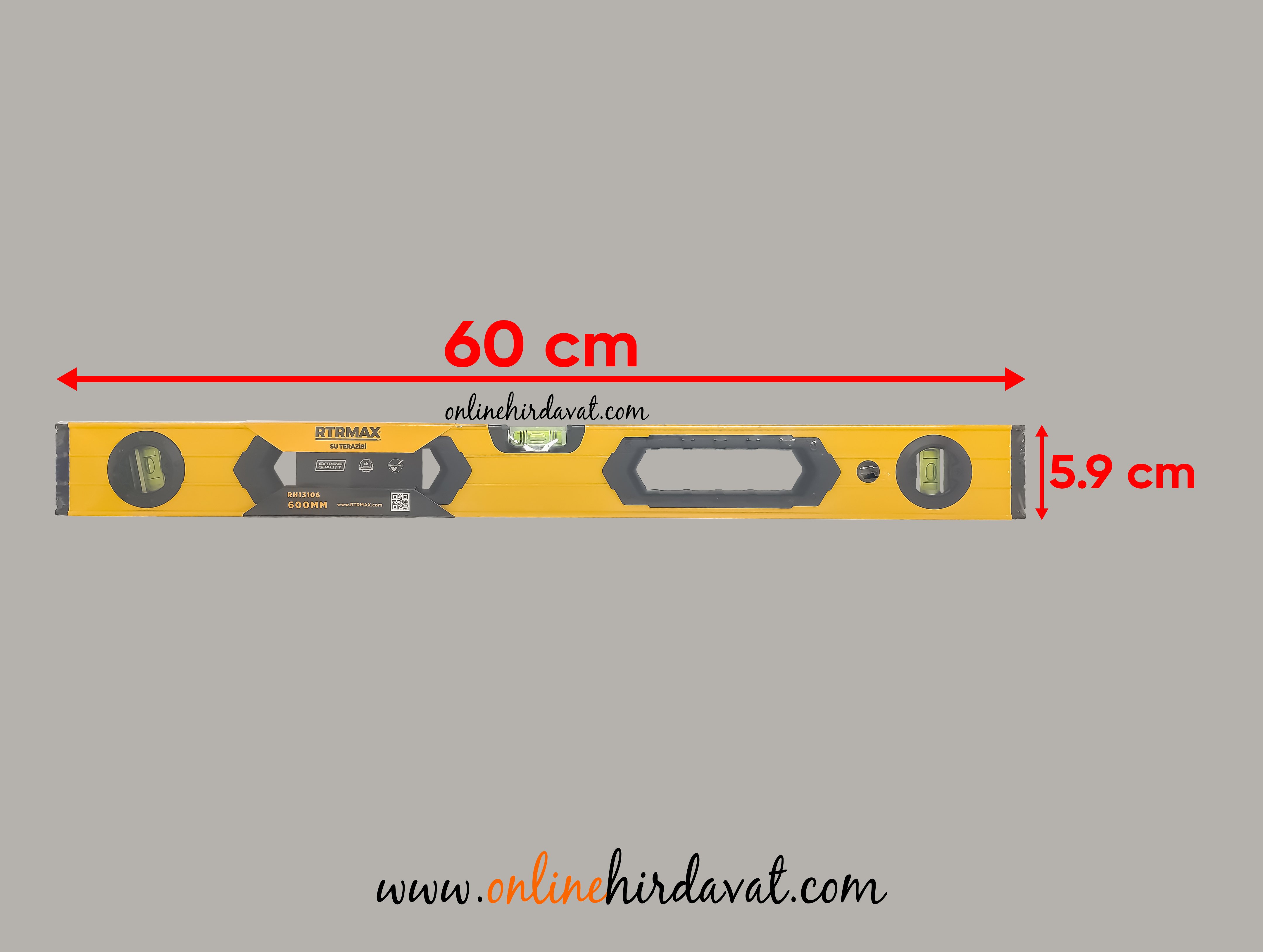 Rtrmax Profesyonel Su Terazisi 60 cm Online Hırdavat